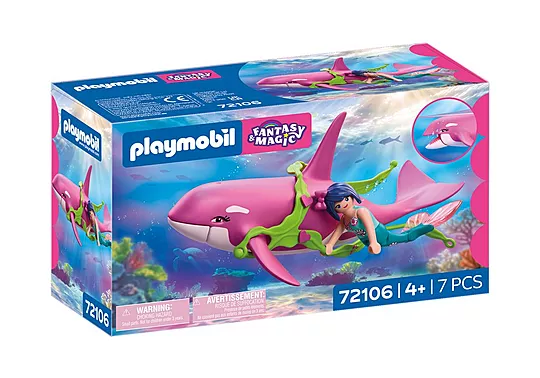 Playmobil Fantasy & Magic - Γοργόνα Με Φάλαινα-Όρκα 72106