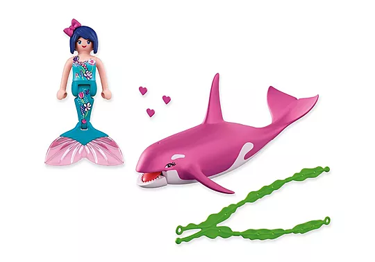 Playmobil Fantasy & Magic - Γοργόνα Με Φάλαινα-Όρκα 72106