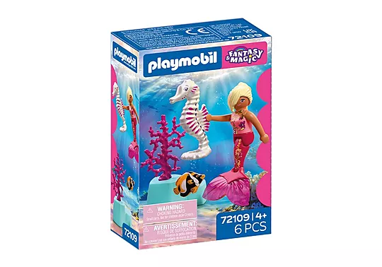 Playmobil Fantasy & Magic - Γοργόνα Και Ιππόκαμπος 72109
