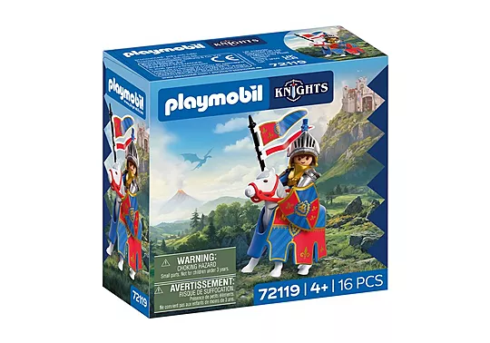 Playmobil Knights - Αρχηγός Λεοντόκαρδων Ιπποτών Με Άλογο 72119