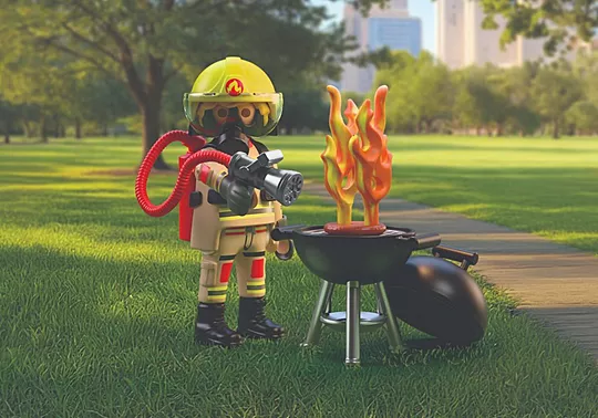 Playmobil Special Plus - Επιχείρηση Κατάσβεσης Εστίας Φωτιάς 72149