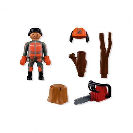 Playmobil Special Plus - Ξυλοκόπος Με Αλυσοπρίονο 72150