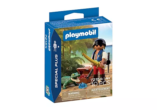 Playmobil Special Plus - Πειρατής Εναντίον Αλιγάτορα 72154