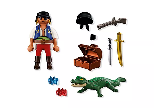 Playmobil Special Plus - Πειρατής Εναντίον Αλιγάτορα 72154