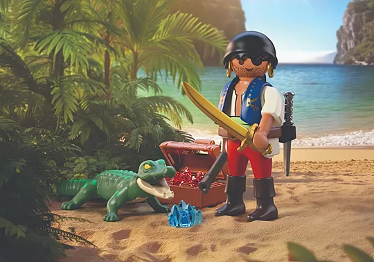 Playmobil Special Plus - Πειρατής Εναντίον Αλιγάτορα 72154