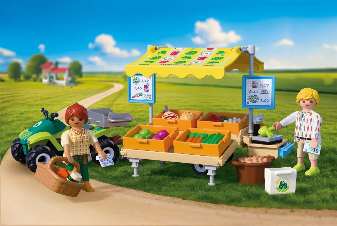 Playmobil Country - Υπαίθριος Πάγκος Λαχανικών 72164