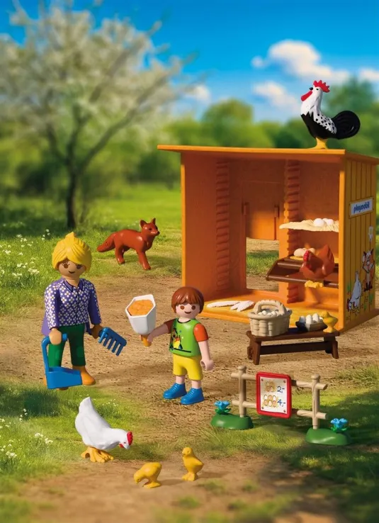 Playmobil Country - Κοτέτσι Με Αλεπού 72168