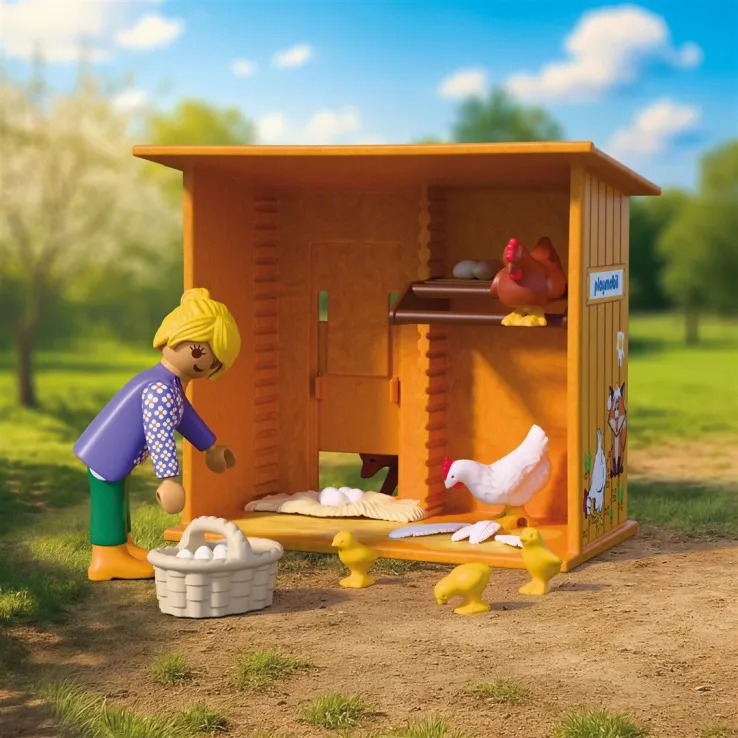Playmobil Country - Κοτέτσι Με Αλεπού 72168