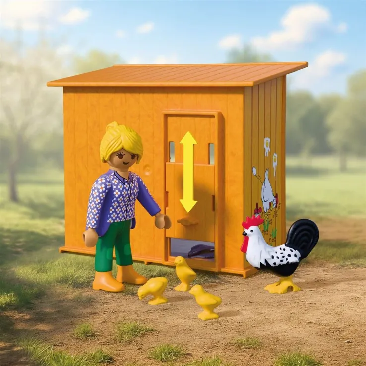 Playmobil Country - Κοτέτσι Με Αλεπού 72168
