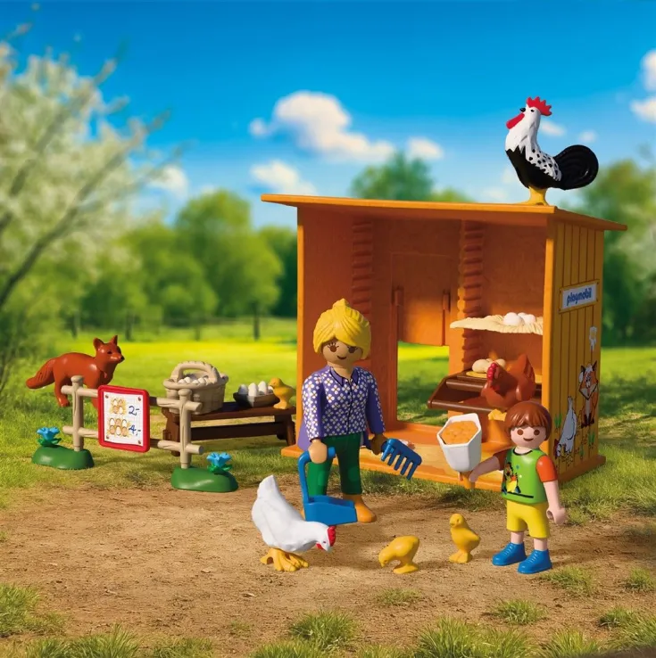 Playmobil Country - Κοτέτσι Με Αλεπού 72168