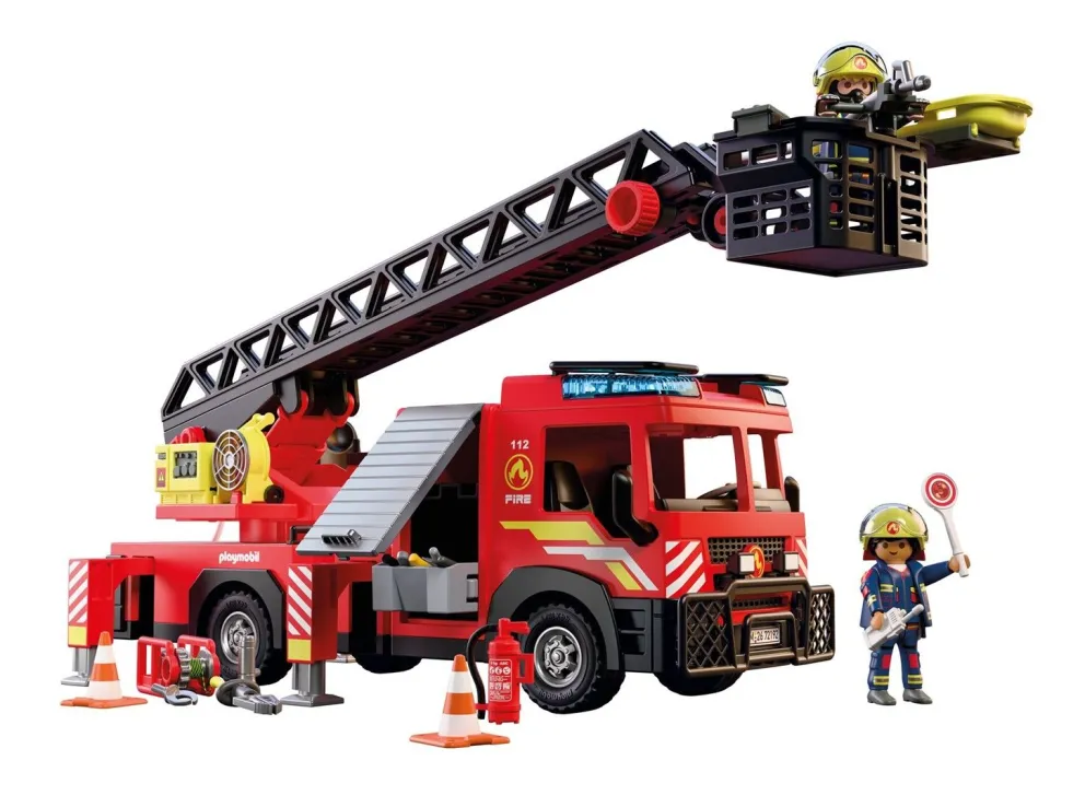 Playmobil City Action - Πυροσβεστικό Όχημα Με Σκάλα & Καλάθι 72192
