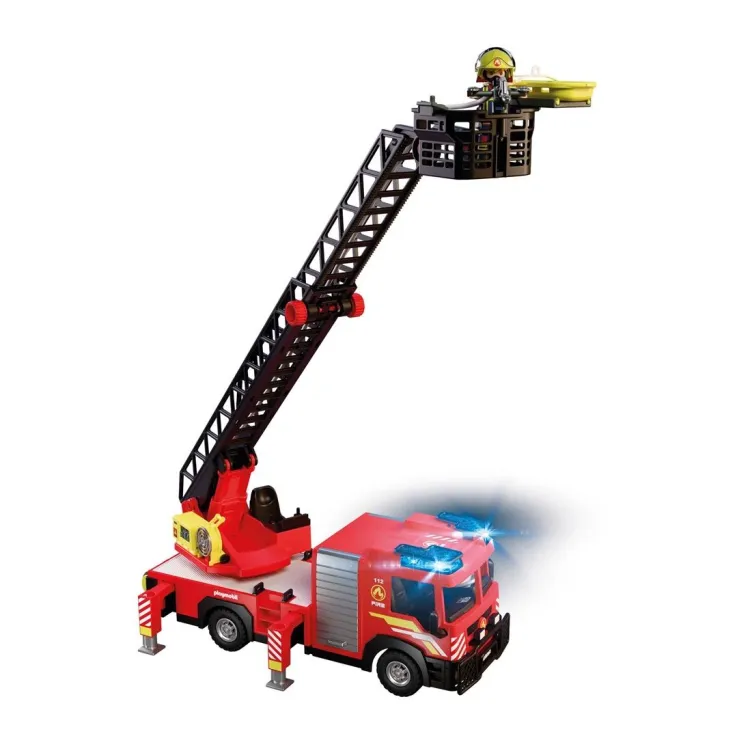 Playmobil City Action - Πυροσβεστικό Όχημα Με Σκάλα & Καλάθι 72192