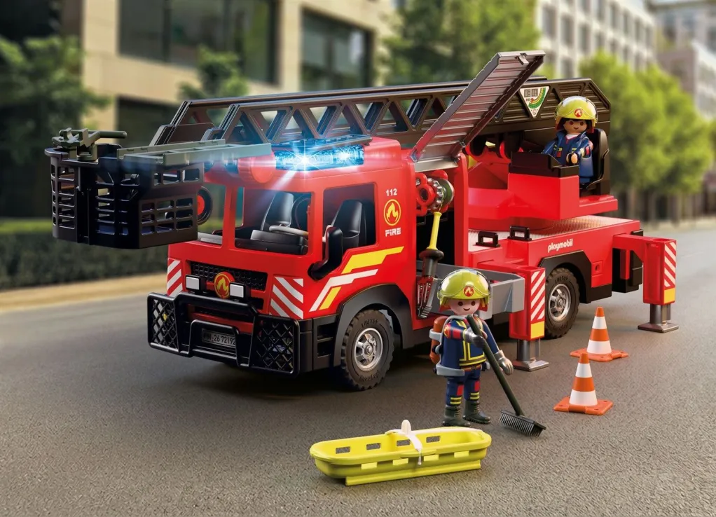 Playmobil City Action - Πυροσβεστικό Όχημα Με Σκάλα & Καλάθι 72192