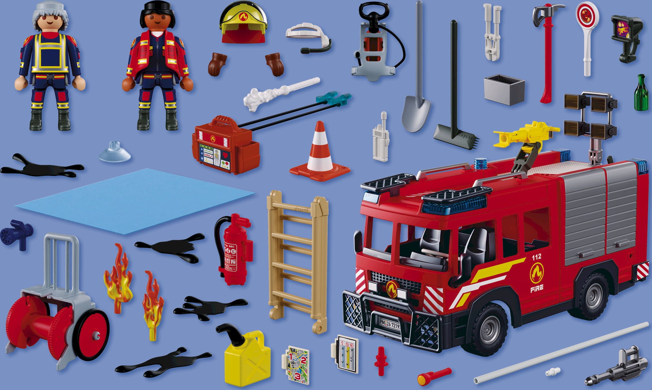 Playmobil City Action - Πυροσβεστικό Όχημα Διάσωσης 72193
