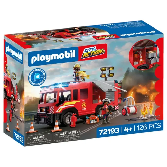 Playmobil City Action - Πυροσβεστικό Όχημα Διάσωσης 72193