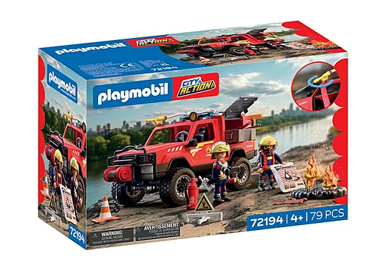 Playmobil City Action - Φορτηγό Παντός Εδάφους Πυροσβεστικής 72194