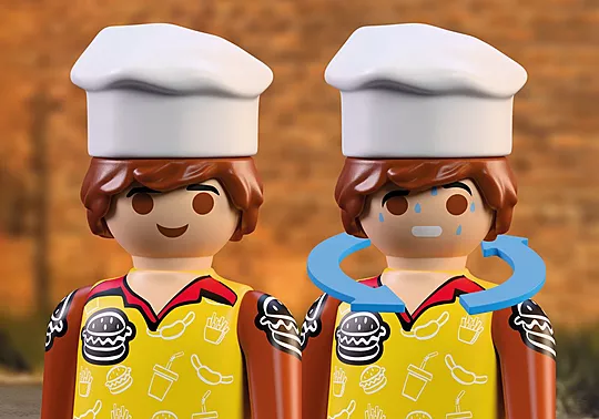 Playmobil City Action - Επιχείρηση Κατάσβεσης Στην Καντίνα Χάμπουργκερ 72195