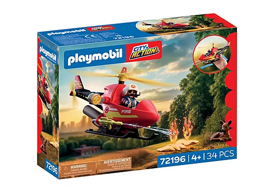 Playmobil City Action - Ελικόπτερο Πυροσβεστικής 72196