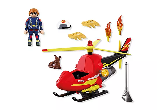 Playmobil City Action - Ελικόπτερο Πυροσβεστικής 72196