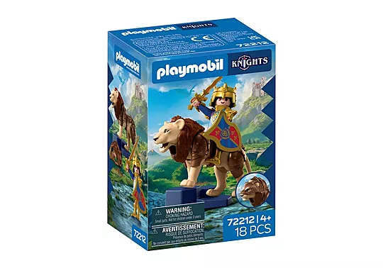 Playmobil Knights - Χρυσός Ιππότης Με Λιοντάρι 72212