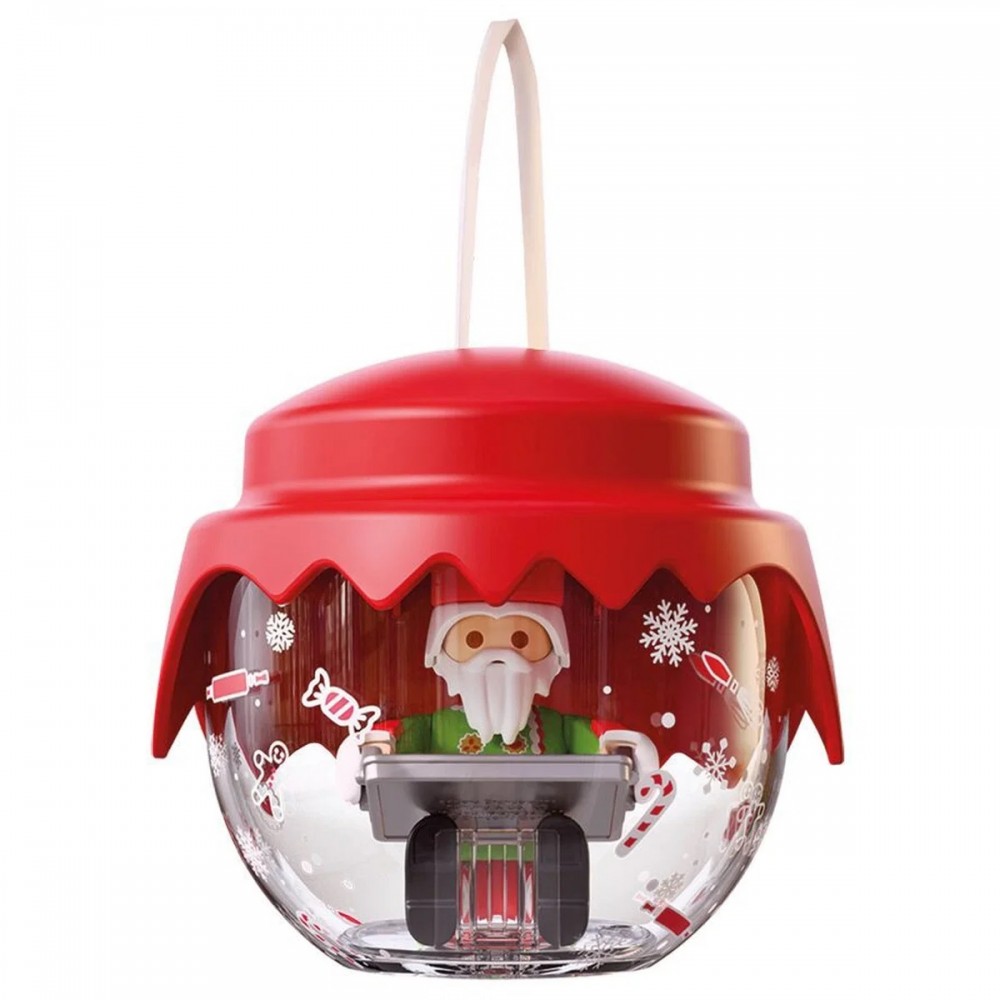 Playmobil Christmas - Χριστουγεννιάτικη Μπάλα, Αϊ-Βασίλης Φούρναρης 72219