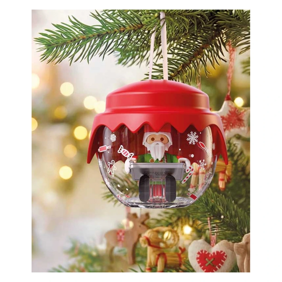 Playmobil Christmas - Χριστουγεννιάτικη Μπάλα, Αϊ-Βασίλης Φούρναρης 72219
