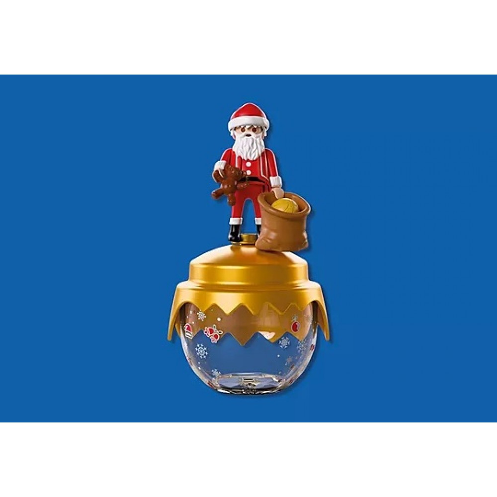 Playmobil Christmas - Χριστουγεννιάτικη Μπάλα, Αϊ-Βασίλης 72224