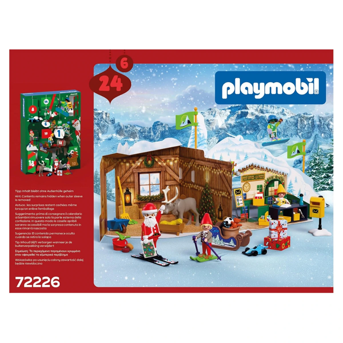 Playmobil Christmas - Ημερολόγιο Εργαστήριο Αι Βασίλη 72226