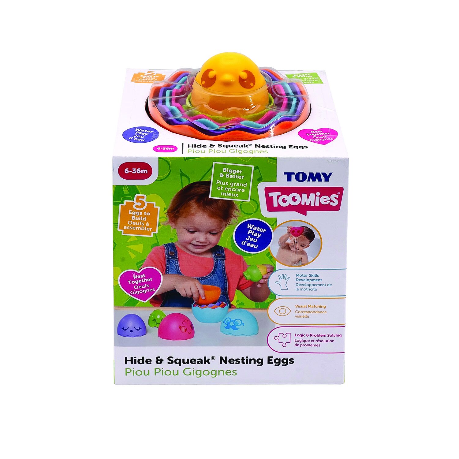Tomy Toomies - Βρεφικό Παιχνίδι Αυγουλάκια Στη Φωλιά 73564