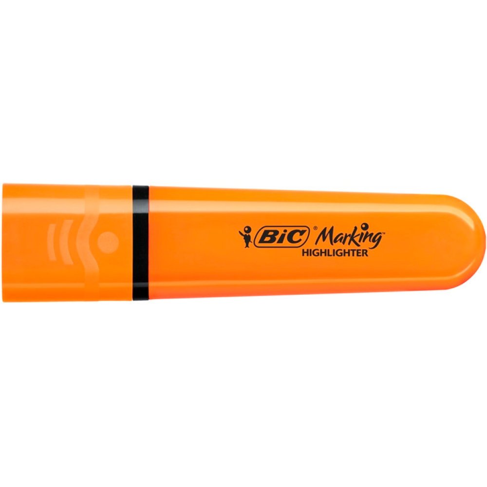Bic - Μαρκαδόρος Υπογράμμισης, Highlighter Flat Πορτοκαλί 73744