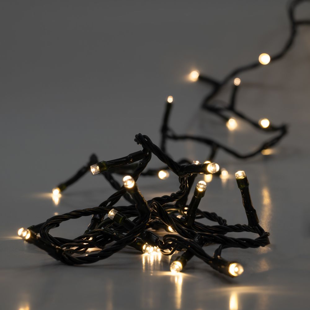 Iliadis - 50 Led, Πράσινο/Λευκό, 8 Προγράμματα, 2,5Μ Εσωτερικού & Εξωτερικού Χώρου 75015