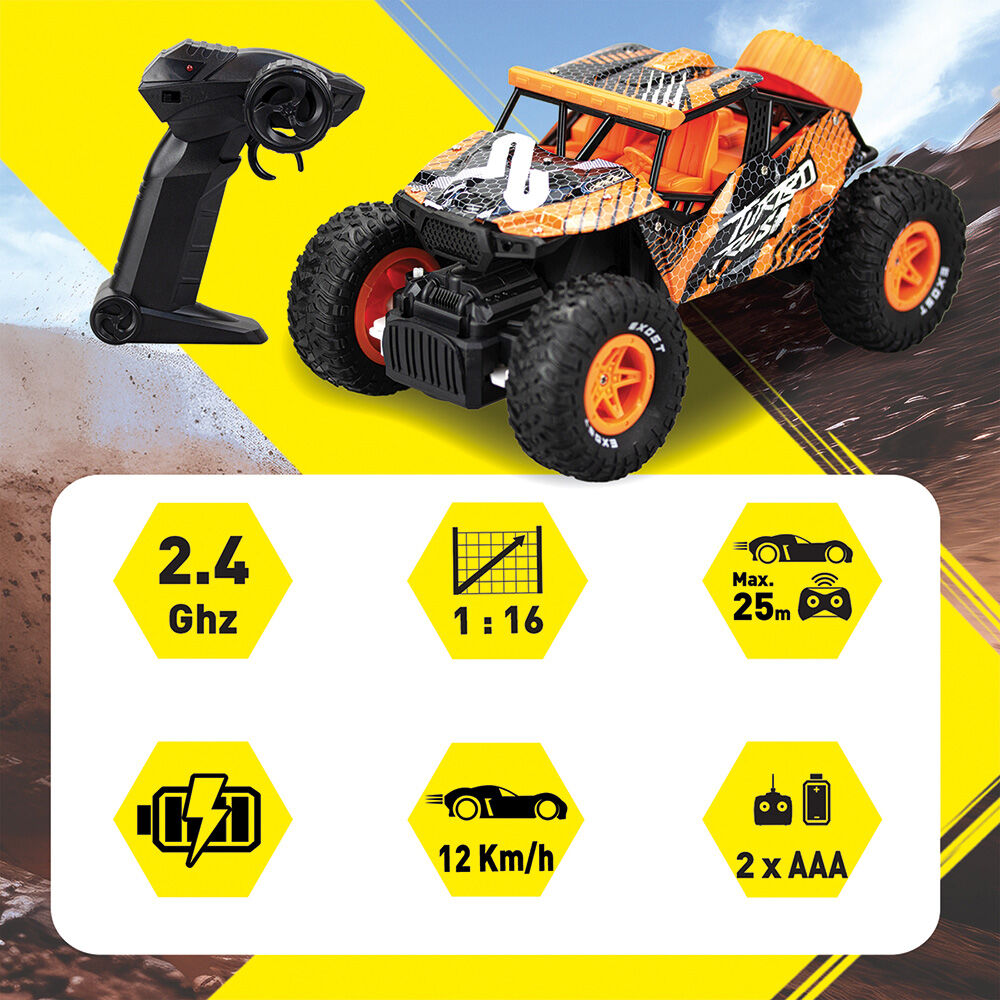 Exost - Τηλεκατευθυνόμενο Αυτοκίνητο, Turbo Rush 7530-20675