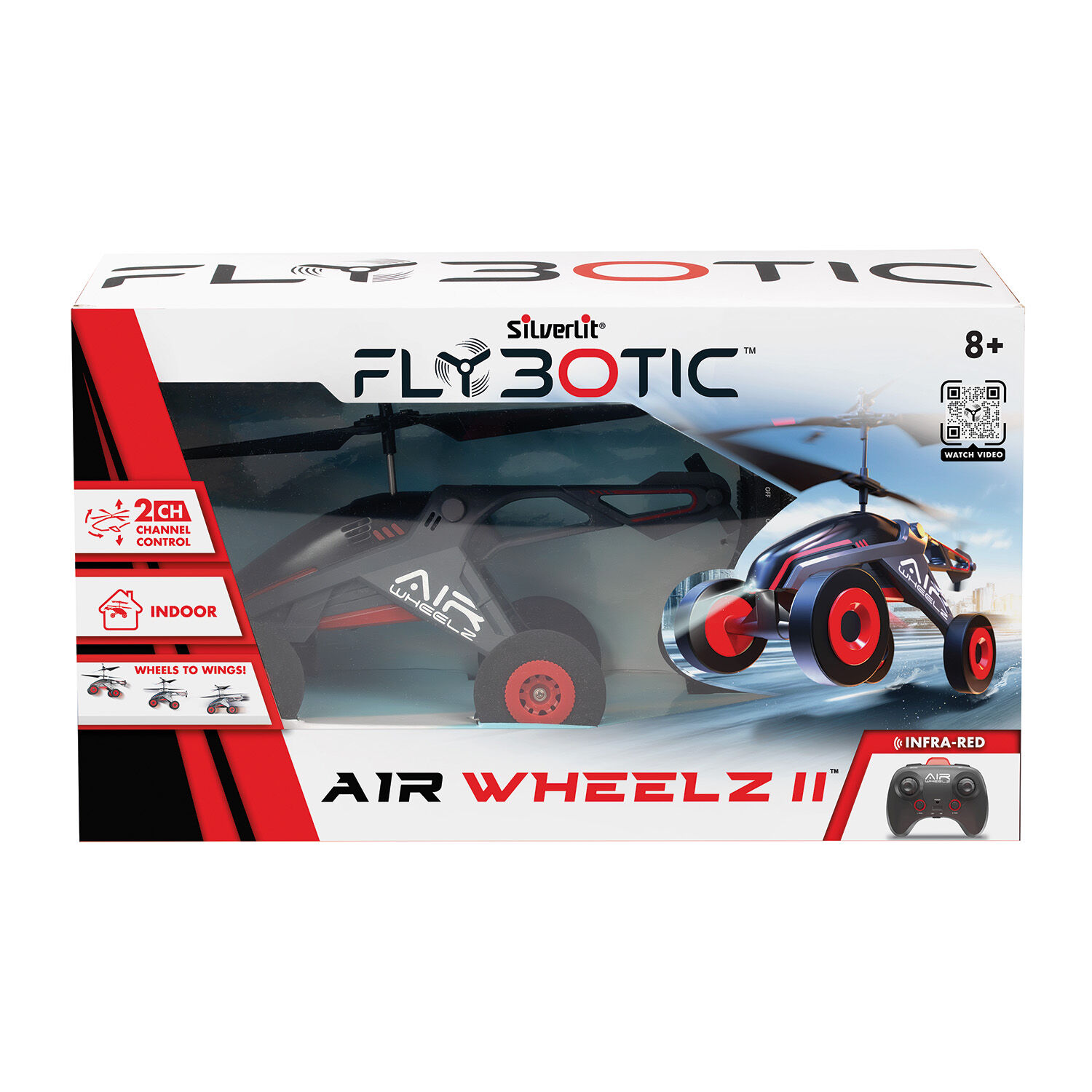 Silverlit - Τηλεκατευθυνόμενο Ελικόπτερο, Air Wheelz II 7530-84569