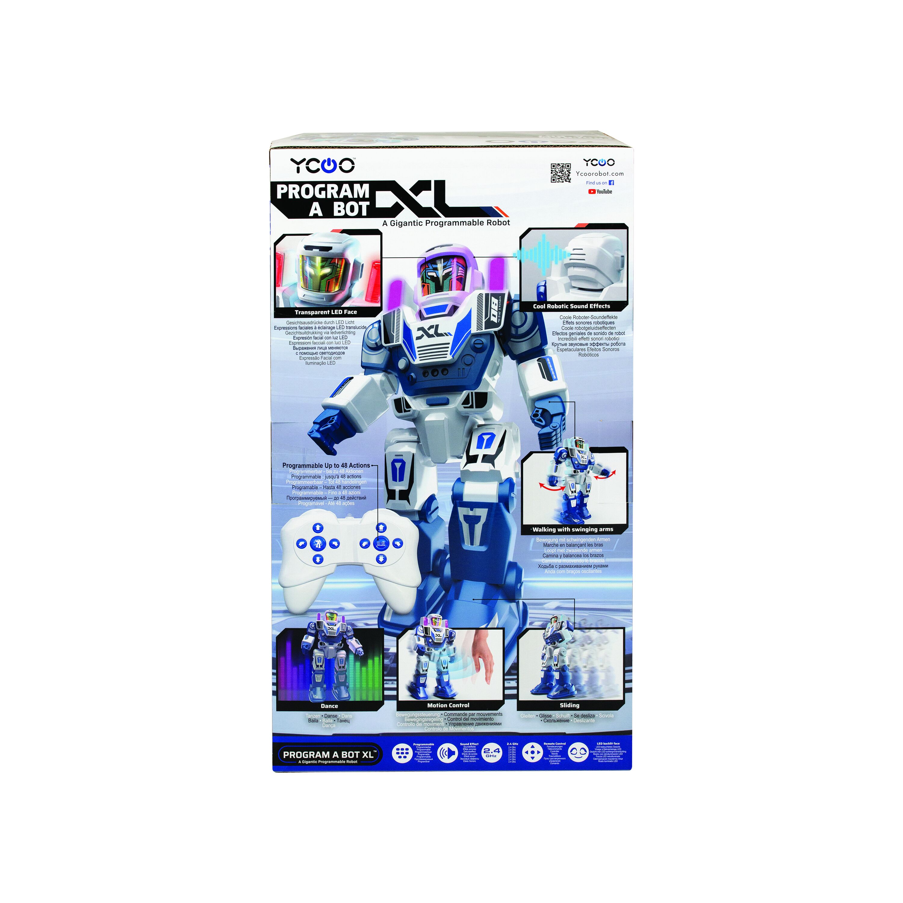 Silverlit - Τηλεκατευθυνόμενο Ρομπότ Ycoo, Program A Bot XL 7530-88000