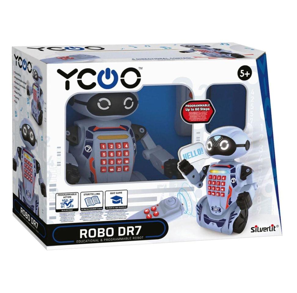 Silverlit - Τηλεκατευθυνόμενο Ρομπότ Ycoo, Μιλάει Ελληνικά, Robo DR7 7530-88046