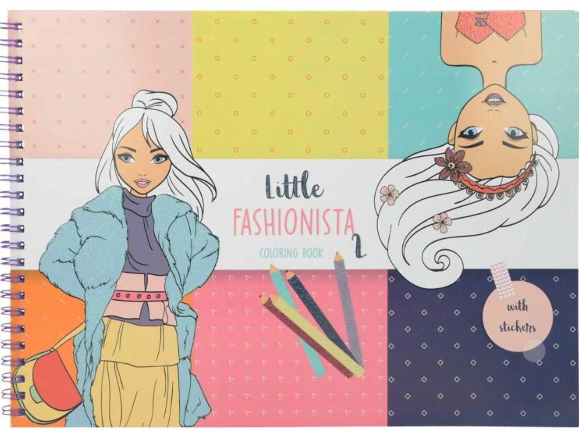 Street - Βιβλίο Ζωγραφικής Little Fashionista 33 Φύλλα 75302