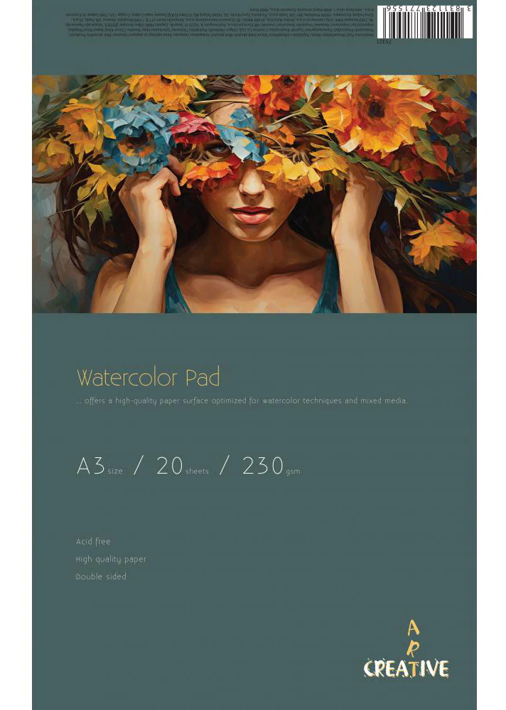 Creative - Μπλοκ Watercolor A3 20 Φύλλα 75321