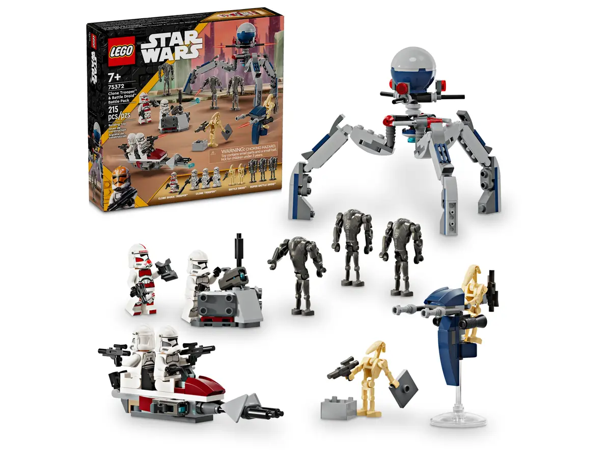 Lego Star Wars -  Clone Trooper™ & Battle Droid™ Battle Pack 75372