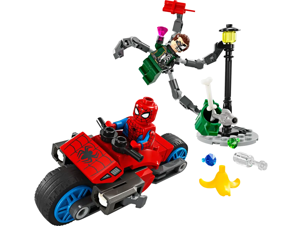 Lego Marvel - Motorcycle Chase: Spider-Man vs. Doc Ock 76275