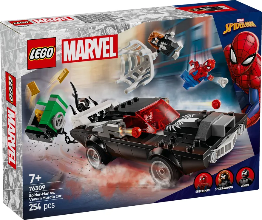 Lego Spiderman - Spider-Man vs. Venom Muscle Car 76309