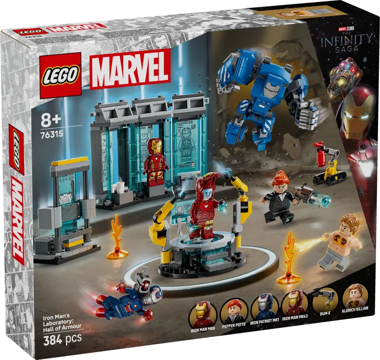 Lego Marvel - Iron Man's Laboratory: Hall Of Armor 76315