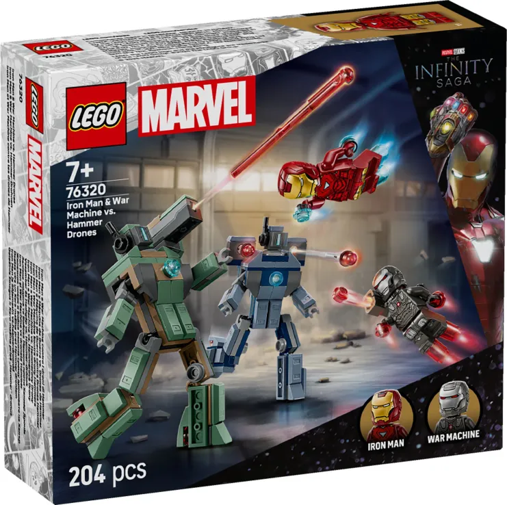Lego Marvel - Iron Man & War Machine vs. Hammer Drones 76320
