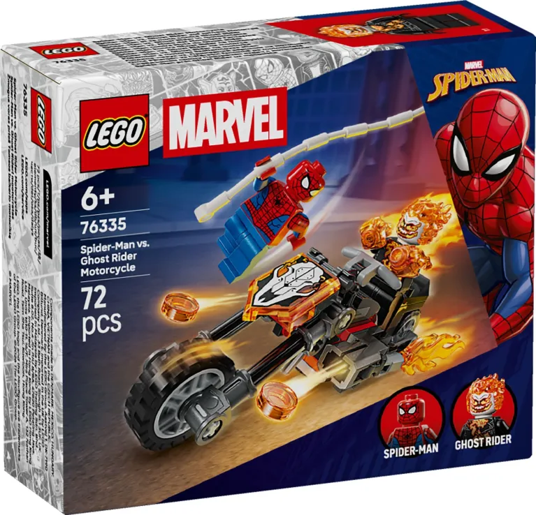 Lego Marvel - Spider-Man vs. Ghost Rider Motorcycle 76335
