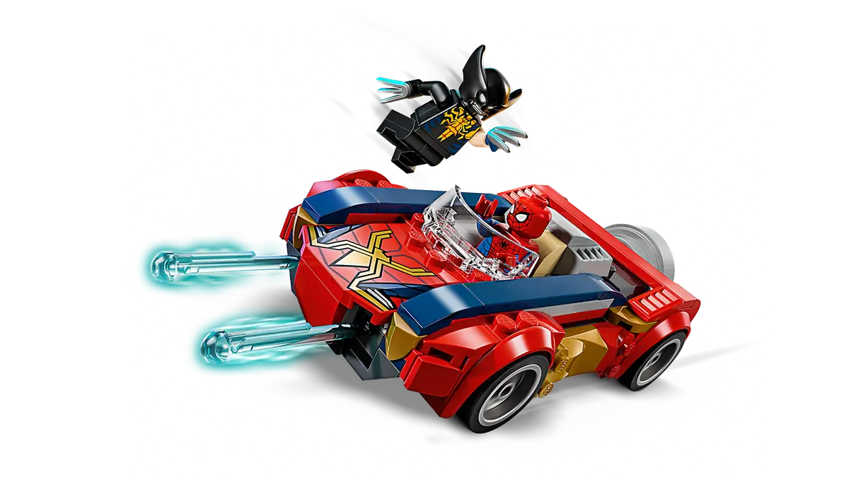 Lego Marvel - Spider-Man Car vs. Venomized Wolverine 76336
