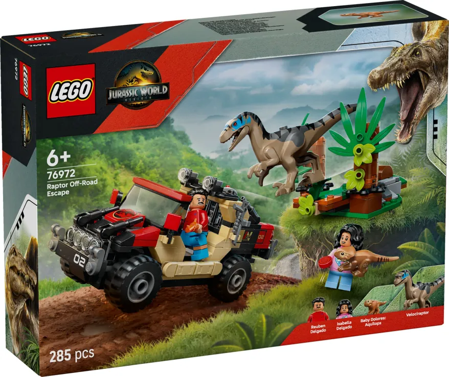 Lego Jurassic World - Raptor Off-Road Escape 76972 Lego Jurassic World - Raptor Off-Road Escape 76972