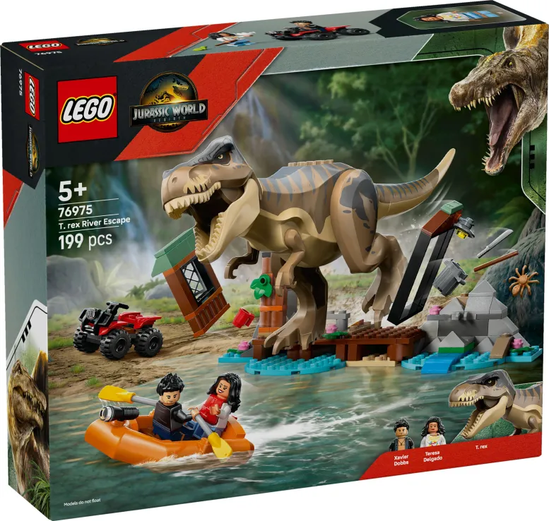 Lego Jurassic World - T.Rex River Escape 76975 Lego Jurassic World - T.Rex River Escape 76975