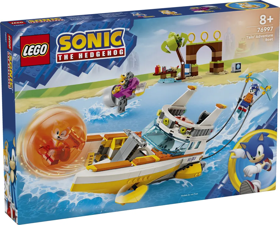 Lego Sonic The Hedgehog - Tail' Adventure Boat 76997