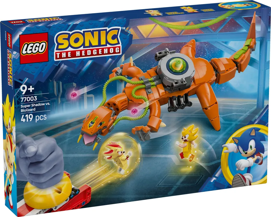 Lego Sonic The Hedgehog - Super Shadow vs. Biolizard 77003