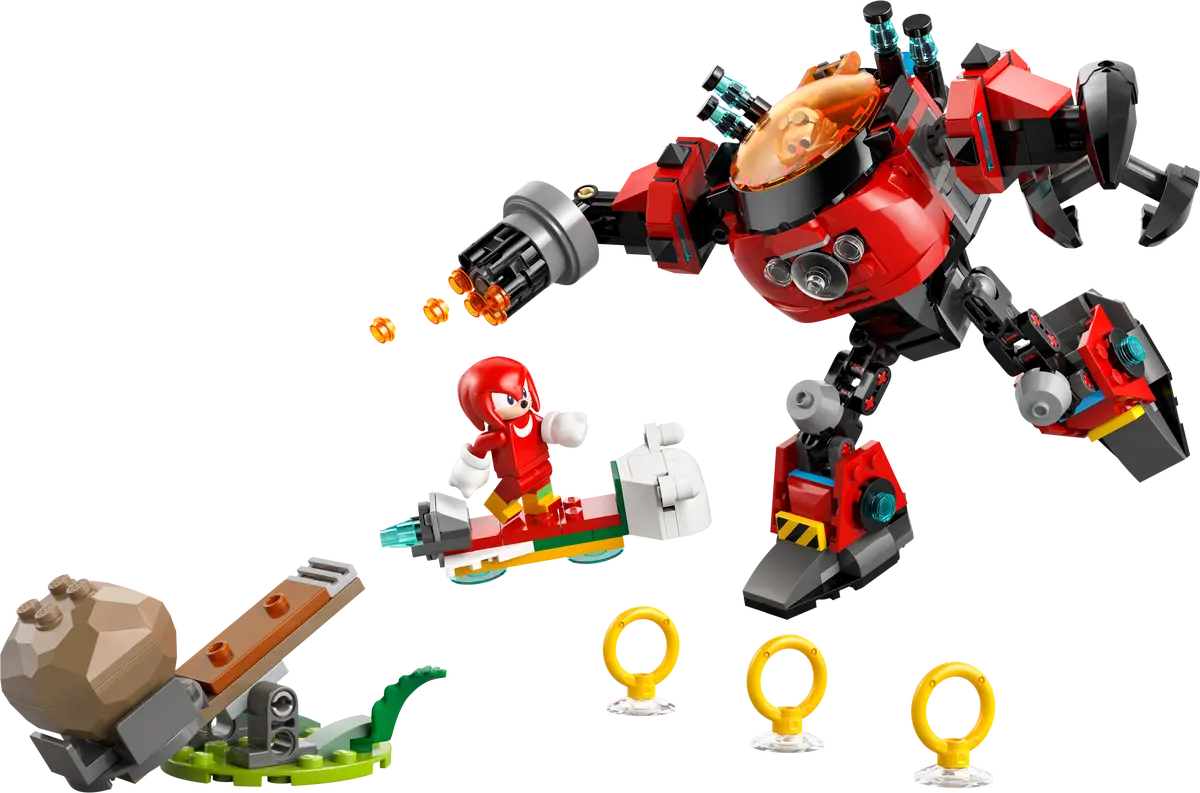 Lego Sonic The Hedgehog - Knuckles vs. Dr. Eggman Egg Crusher Mech 77005