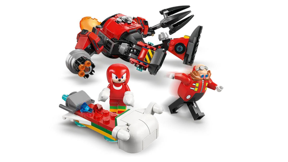 Lego Sonic The Hedgehog - Knuckles vs. Dr. Eggman Egg Crusher Mech 77005